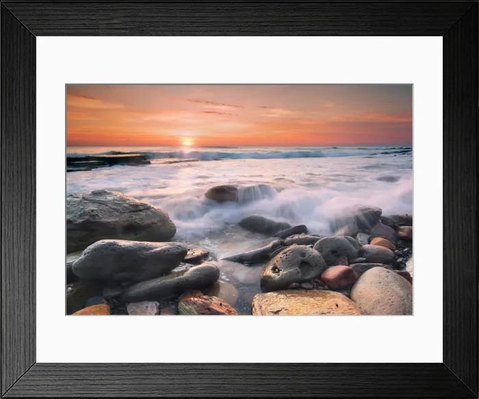Framed Print : Avalon beach rocks Framed Print : Avalon beach rocks