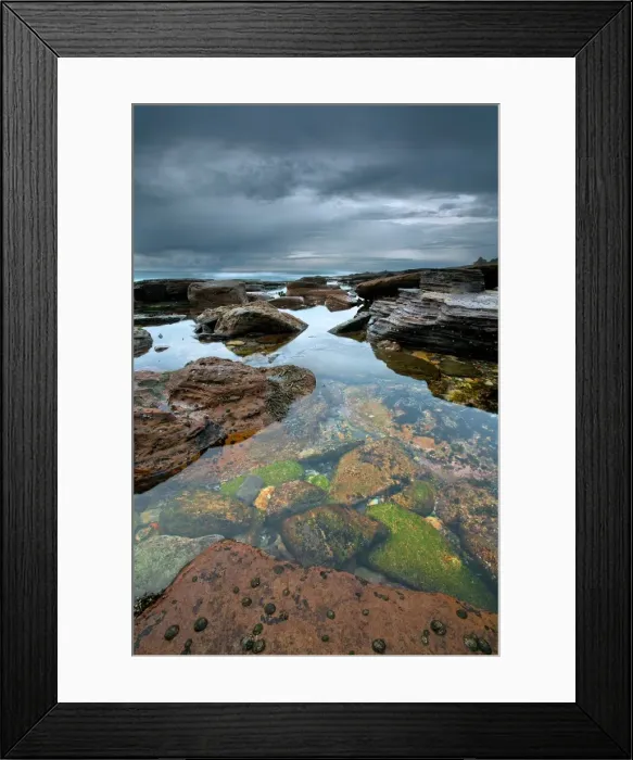 Framed Print : Low tide, Avalon Beach, Sydney