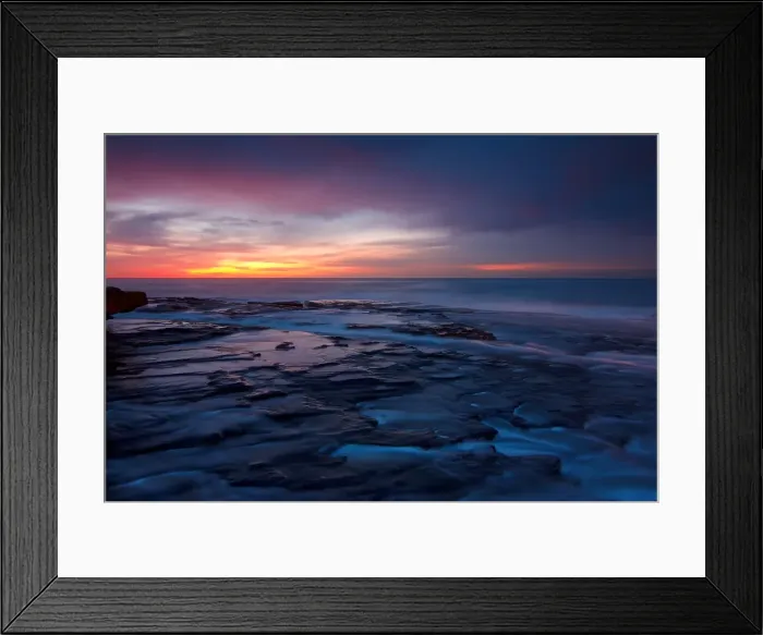 Framed Print : Sunrise on beach Framed Print : Sunrise on beach