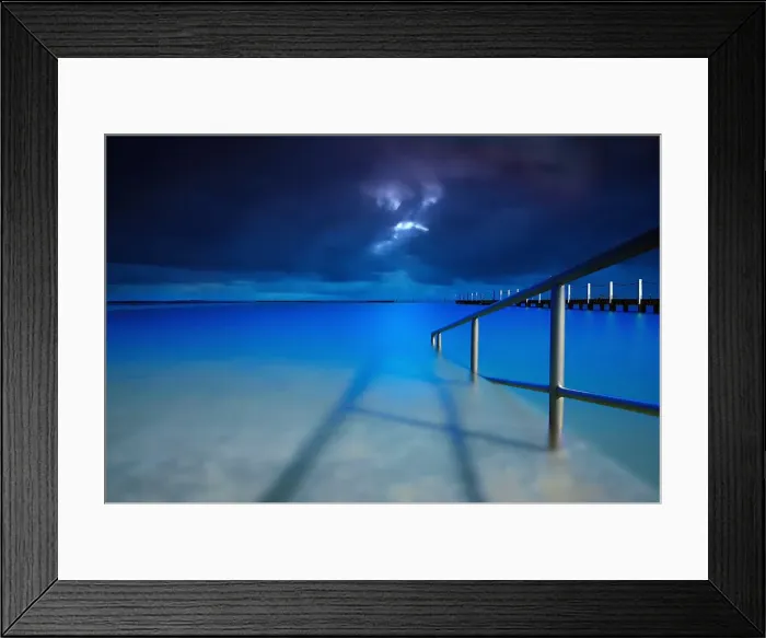 Framed Print : Storm face