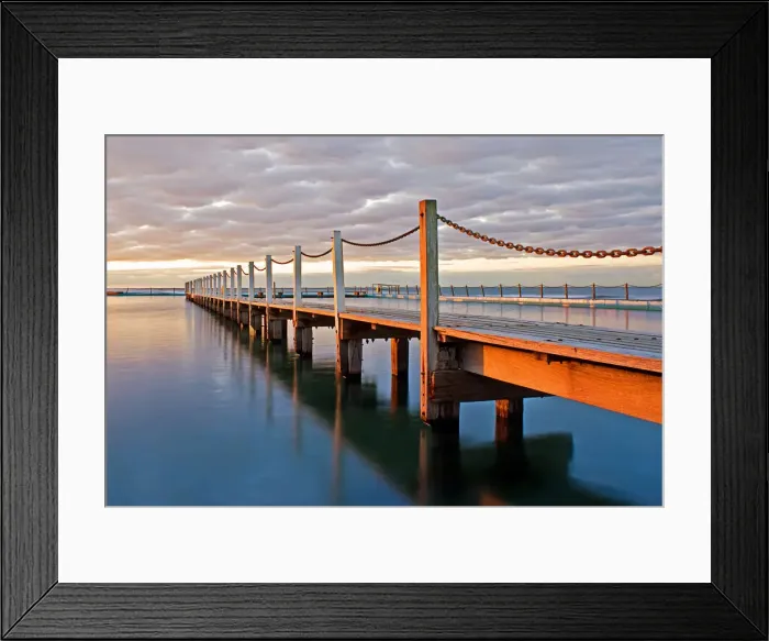 Framed Print : North Narrabeen tidal rock pool