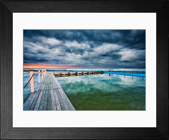 Framed Print : North Narrabeen tidal pool