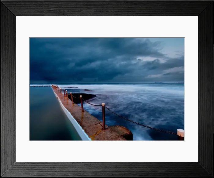 Framed Print : Narrabeen rock pool by christopher chan Framed Print : Narrabeen rock pool by christopher chan