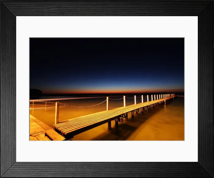 Framed Print : Narrabeen beach at surise