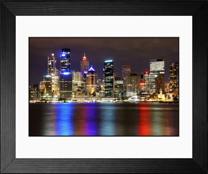 Framed Print : Sydney. Taken from Kirribilli, Sydney