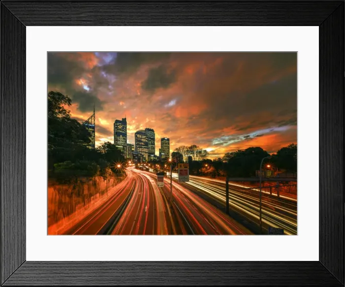 Framed Print : Red Friday, Sydney, Australia Framed Print : Red Friday, Sydney, Australia