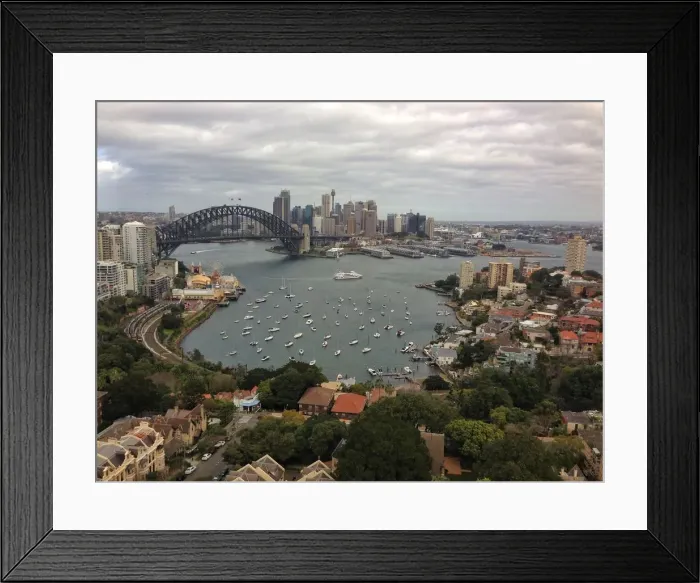 Framed Print : Sydney harbour bridge