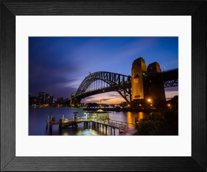 Framed Print : Fading Blues