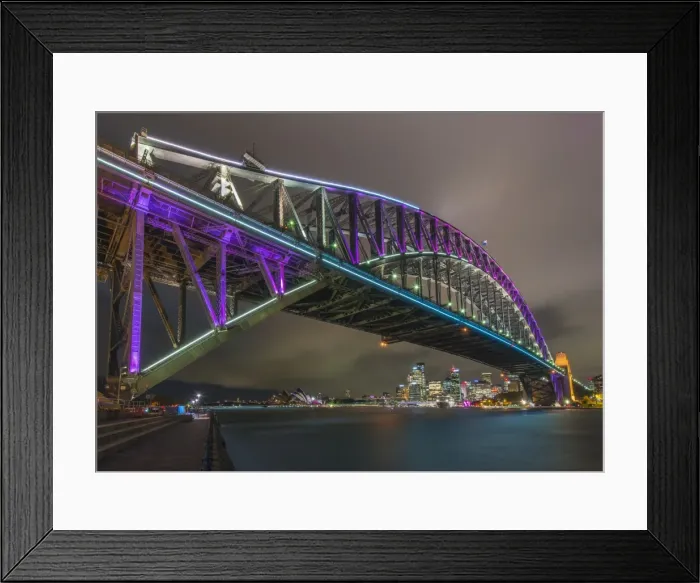 Framed Print : Vivid Sydney 2013 Framed Print : Vivid Sydney 2013
