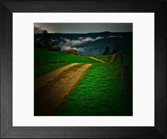 Framed Print : September walk