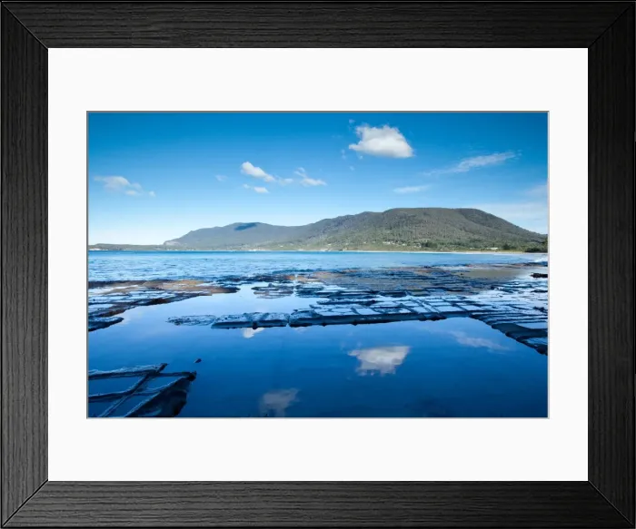 Framed Print : Tessellated Pavement. Tasmania. Australia Framed Print : Tessellated Pavement. Tasmania. Australia
