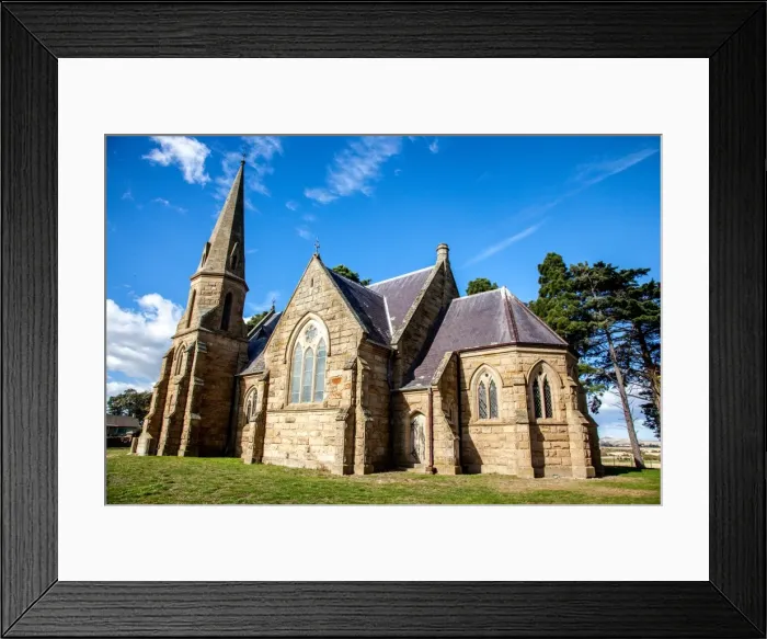 Framed Print : Uniting church at Ross. Tasmania. Australia Framed Print : Uniting church at Ross. Tasmania. Australia