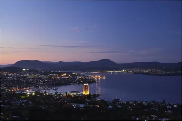 View of Hobart and River Derwent from Sandy Bay