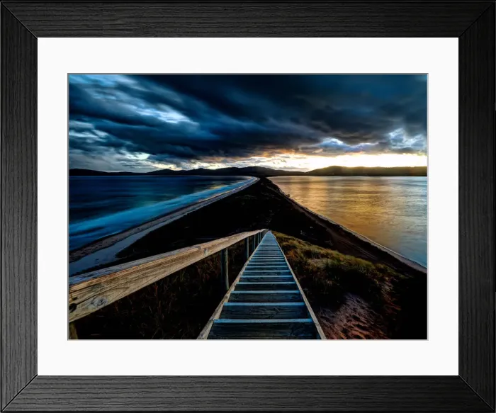Framed Print : Neck, Bruny Island at sunset Framed Print : Neck, Bruny Island at sunset