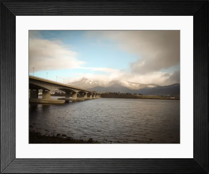 Framed Print : Bowen Bridge (Winter June 2007) Framed Print : Bowen Bridge (Winter June 2007)