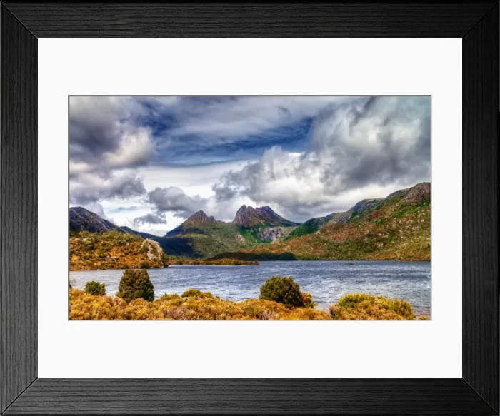 Framed Print : Cradle mountain in Tasmania
