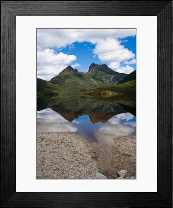 Framed Print : Cradle Mountain on summer day