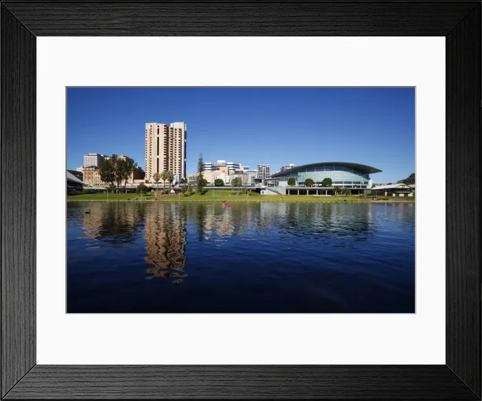 Framed Print : Adelaide and River Torrens in South Australia