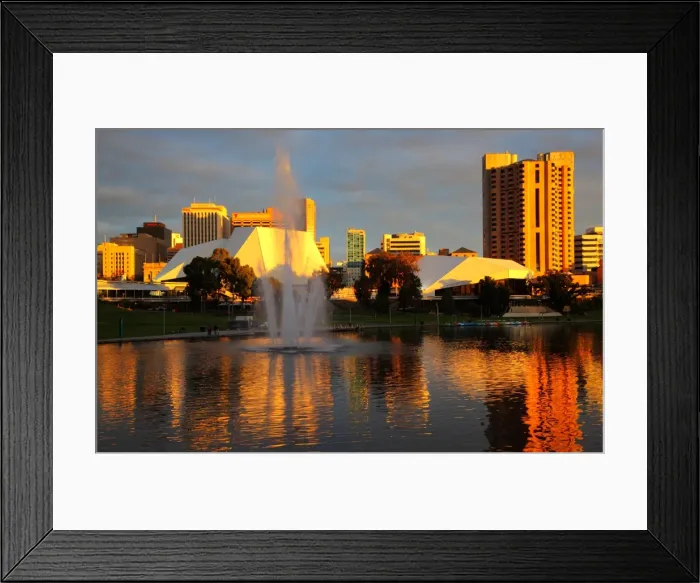 Framed Print : River Torrens and City of Adelaide Framed Print : River Torrens and City of Adelaide
