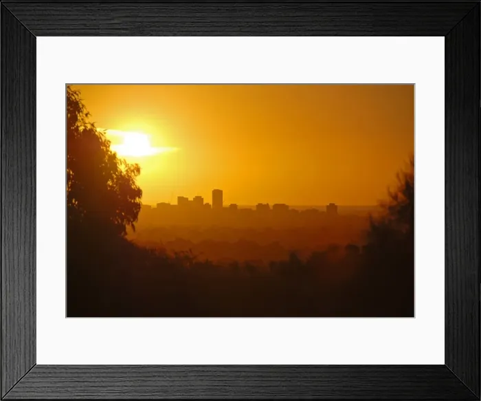 Framed Print : Adelaide at sunset Framed Print : Adelaide at sunset