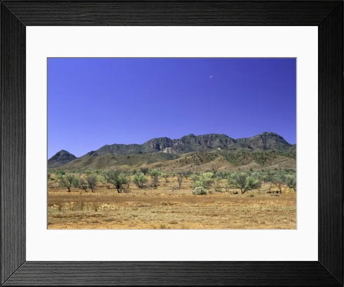 Framed Print : Australia, Flinders Ranges, desert landscape Framed Print : Australia, Flinders Ranges, desert landscape