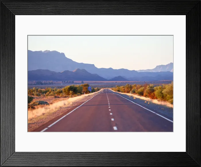 Framed Print : Highway. Flinders Ranges. South Australia Framed Print : Highway. Flinders Ranges. South Australia