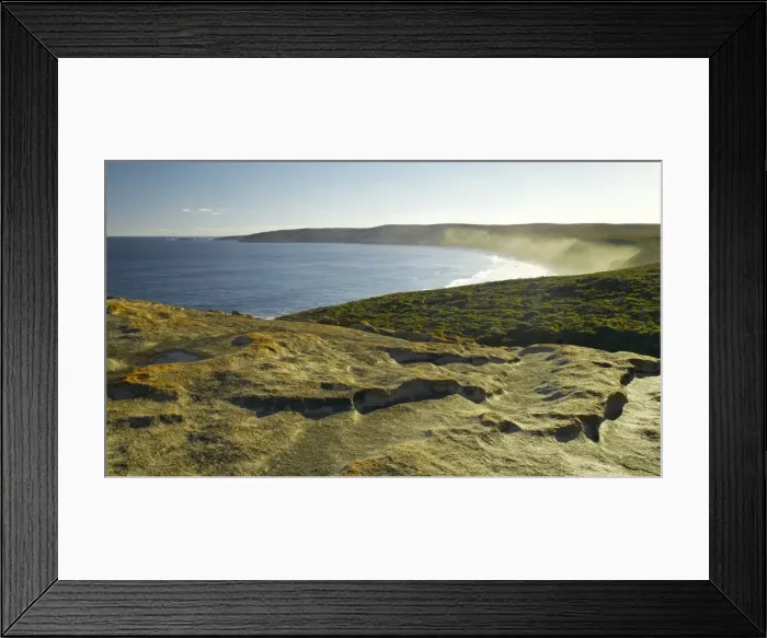 Framed Print : View Over Weirs Cove - Cape du Couedic Framed Print : View Over Weirs Cove - Cape du Couedic