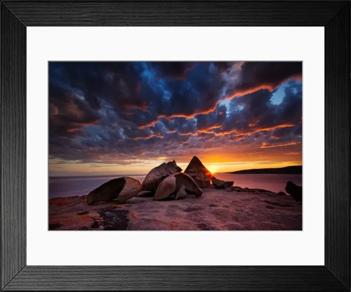 Framed Print : Remarkable Rocks Kangaroo Island SA Framed Print : Remarkable Rocks Kangaroo Island SA