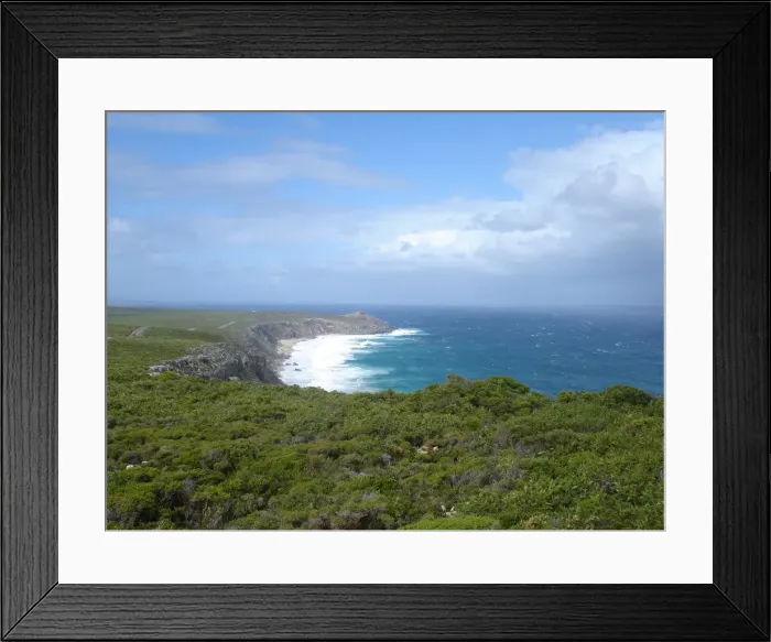 Framed Print : View of coast at Kangaroo Island Framed Print : View of coast at Kangaroo Island