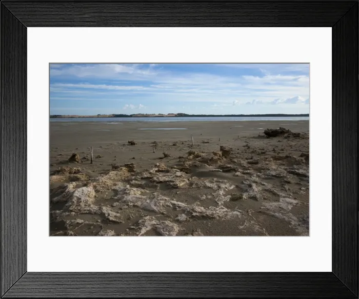Framed Print : Coorong. The Coorong area in SE South Australia