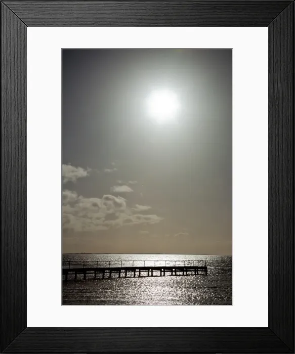 Framed Print : Sun shining on Coorong. South Australia Framed Print : Sun shining on Coorong. South Australia