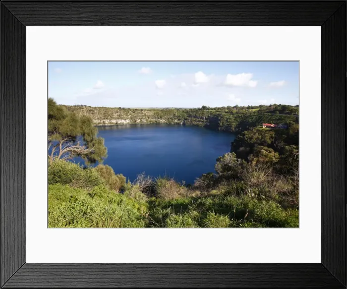 Framed Print : Blue Lake, Mount Gambier, South Australia