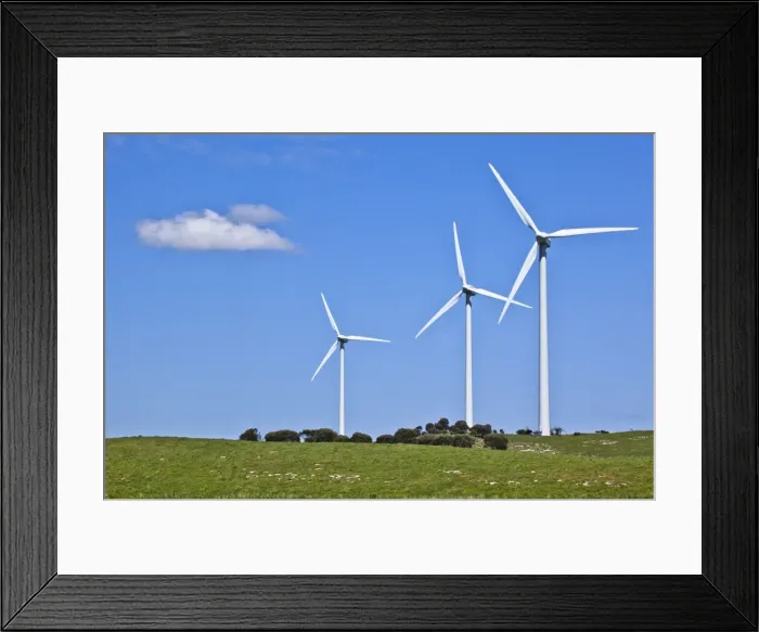 Framed Print : Woakwine Range Wind Farm
