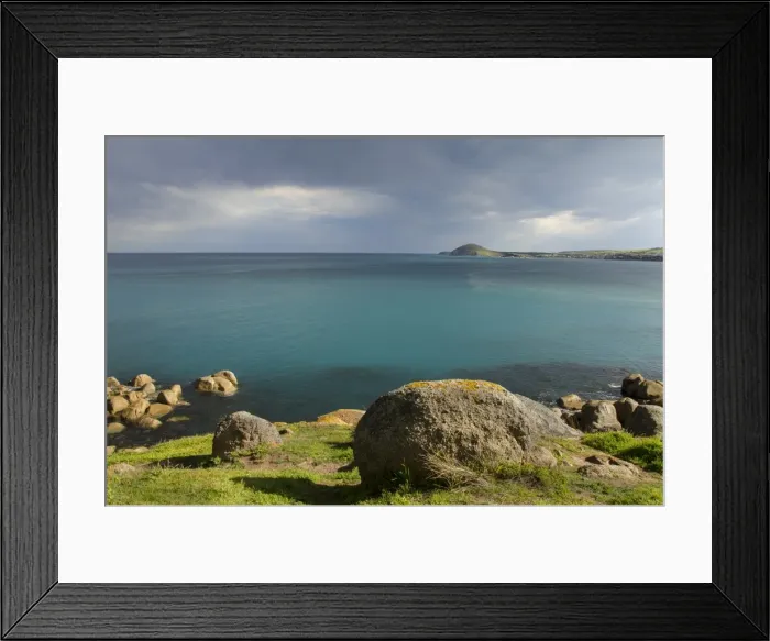 Framed Print : Granite island