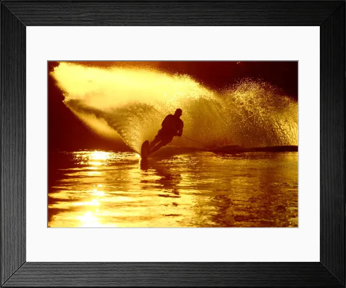Framed Print : ski murray river australia Framed Print : ski murray river australia