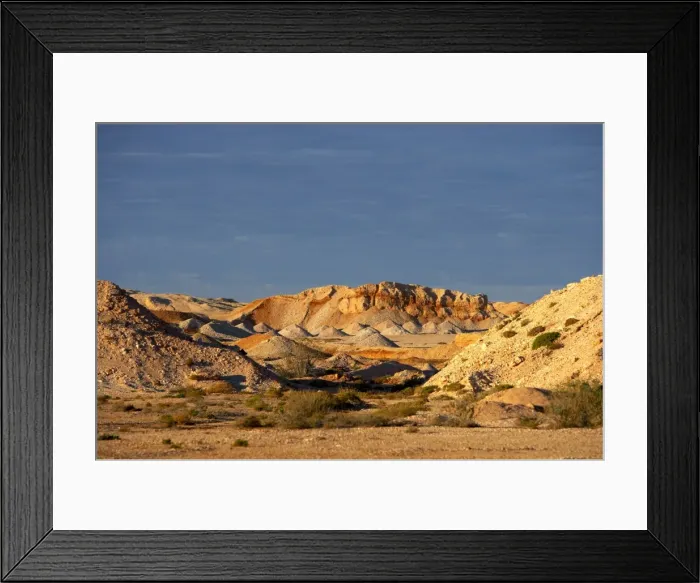 Framed Print : Opal mining area in Coober Pedy in the South Australian Outback Framed Print : Opal mining area in Coober Pedy in the South Australian Outback