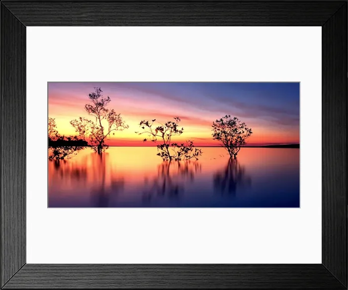 Framed Print : Rapid Creek sunset Framed Print : Rapid Creek sunset