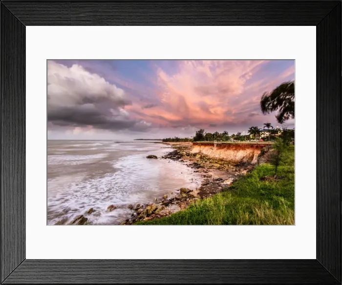Framed Print : Sunset on Nightcliff shore Framed Print : Sunset on Nightcliff shore