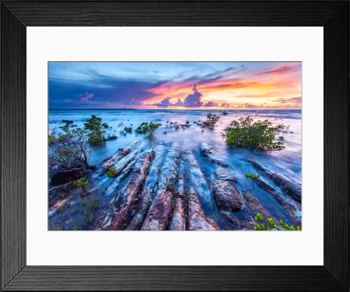 Framed Print : Rocks in a Row Framed Print : Rocks in a Row