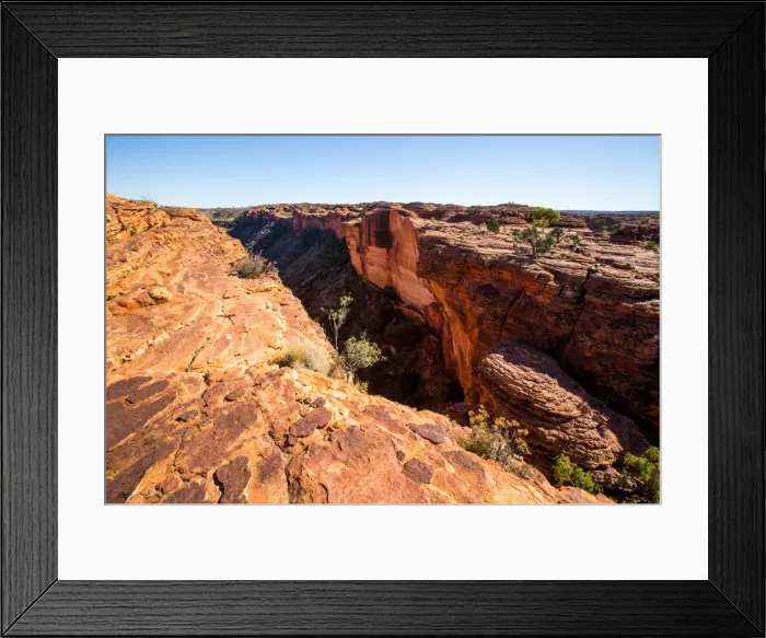 Framed Print : Kings Canyon. Northern Territory. Australia
