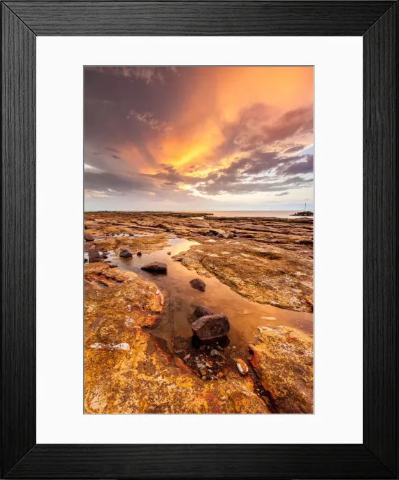 Framed Print : Storm Clouds are coming