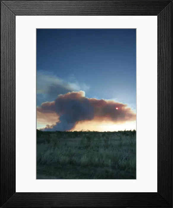 Framed Print : Bush Fire, Northern Territory, Australia Framed Print : Bush Fire, Northern Territory, Australia