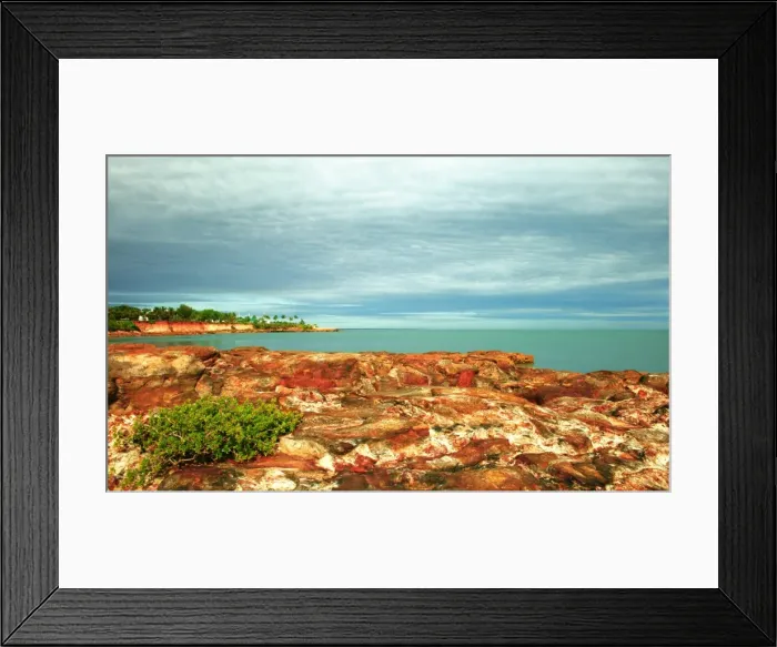 Framed Print : Nightcilffe Beach and East Point Darwi Framed Print : Nightcilffe Beach and East Point Darwi