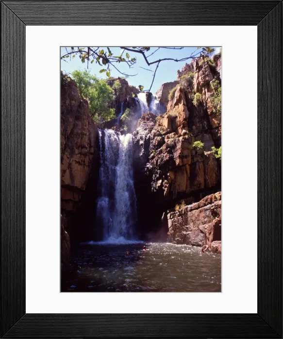 Framed Print : Waterfalls at Nitmiluk