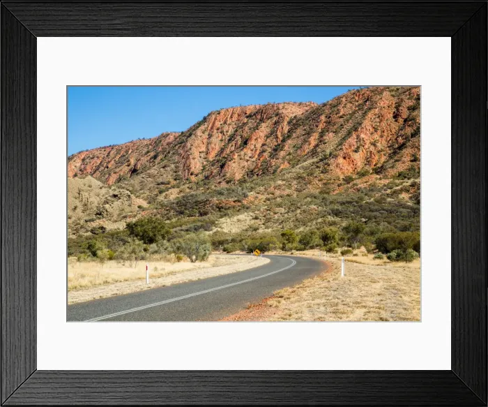 Framed Print : Ross Highway east of Alice Springs. Australia Framed Print : Ross Highway east of Alice Springs. Australia
