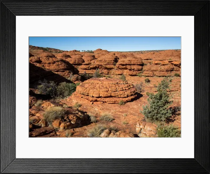 Framed Print : Lost City. Kings Canyon. Australia