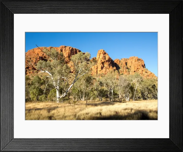 Framed Print : Trephina Gorge. Alice Springs. Australia Framed Print : Trephina Gorge. Alice Springs. Australia