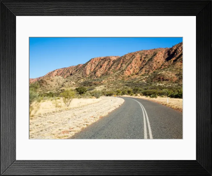 Framed Print : Ross Highway. Alice Springs. Australia Framed Print : Ross Highway. Alice Springs. Australia