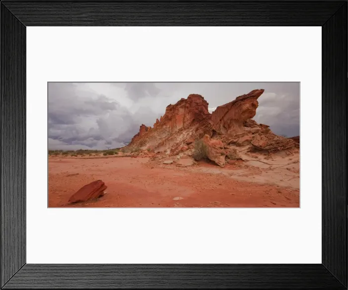 Framed Print : Ominous clouds