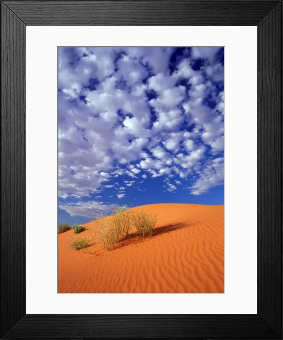 Framed Print : Sand Dunes Patterns, Simpson Desert, Northern Territory, Australia